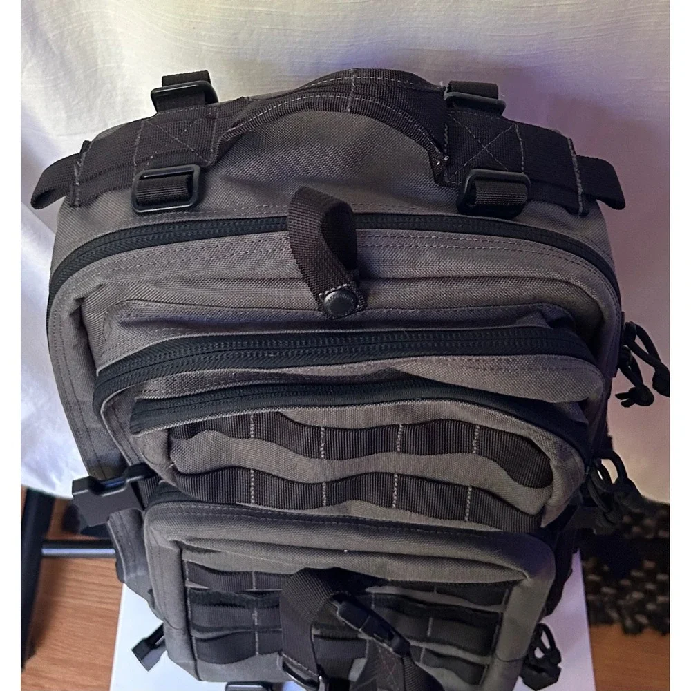 Maxpedition Falcon-II Tactical Backpack Gray Foliage Green Molle Hiking Bag